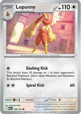 Lopunny 108/132 - ME01 Mega Evolution