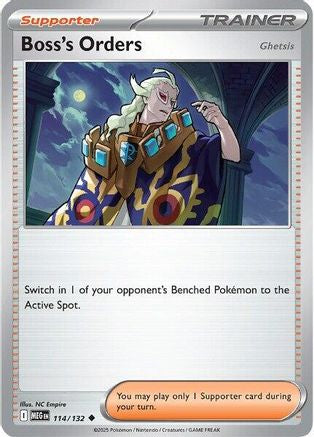 Boss's Orders [Ghetsis] 114/132 - ME01 Mega Evolution