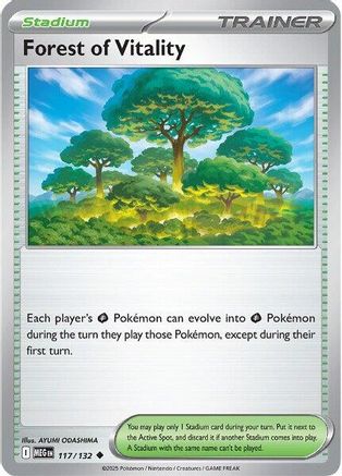 Forest of Vitality 117/132 - ME01 Mega Evolution Reverse Holofoil