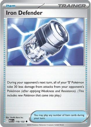 Iron Defender 118/132 - ME01 Mega Evolution