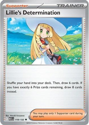Lillie's Determination - 119/132 - ME01 Mega Evolution Reverse Holofoil