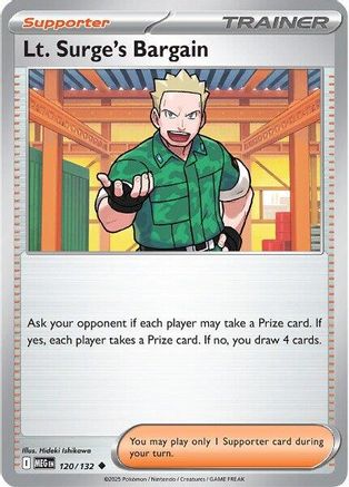Lt. Surge's Bargain - 120/132  - ME01 Mega Evolution