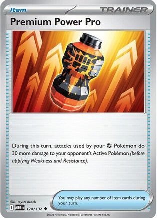 Premium Power Pro - 124/132 - ME01 Mega Evolution Reverse Holofoil