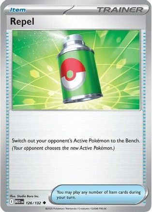 Repel 126/132 - ME01 Mega Evolution Reverse Holofoil