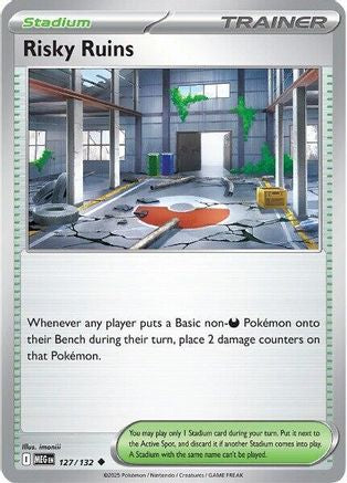 Risky Ruins 127/132 - ME01 Mega Evolution Reverse Holofoil