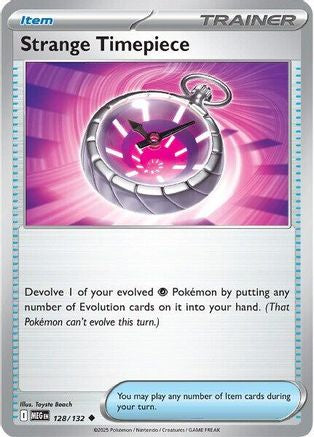 Strange Timepiece 128/132 - ME01 Mega Evolution Reverse Holofoil