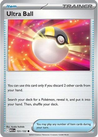 Ultra Ball 131/132 - ME01 Mega Evolution Reverse Holofoil