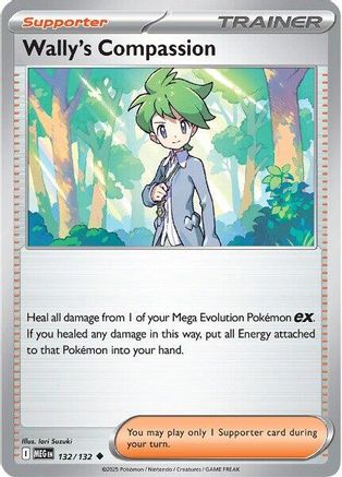 Wally's Compassion - 132/132 - ME01 Mega Evolution