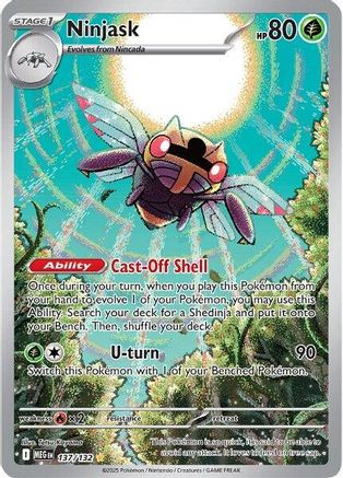 Ninjask - 137/132 - ME01 Mega Evolution Holofoil