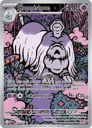 Houndstone - 145/132 - ME01 Mega Evolution Holofoil