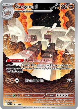 Garganacl - 147/132 147 - ME01 Mega Evolution Holofoil