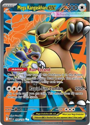 Mega Kangaskhan ex - 164/132 - ME01 Mega Evolution Holofoil