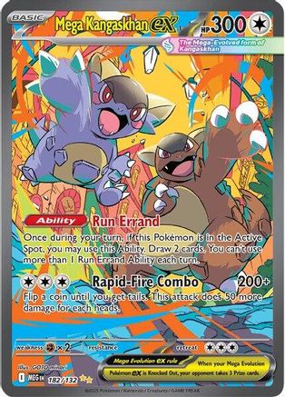 Mega Kangaskhan ex - 182/132 182 - ME01 Mega Evolution Holofoil