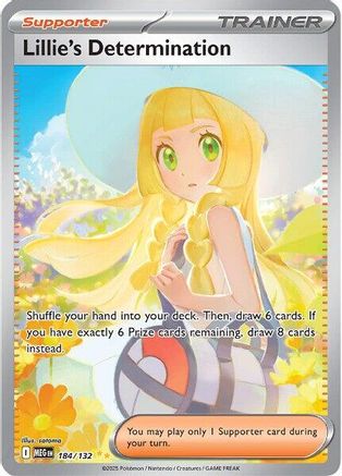 Lillie's Determination - 184/132 - ME01 Mega Evolution Holofoil