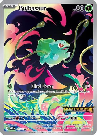 Bulbasaur - 133/132 (Mega Evolution Stamp) - ME01 Mega Evolution Holofoil