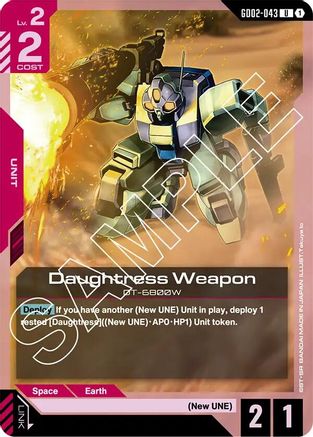 Daughtress Weapon (GD02-043) - Dual Impact