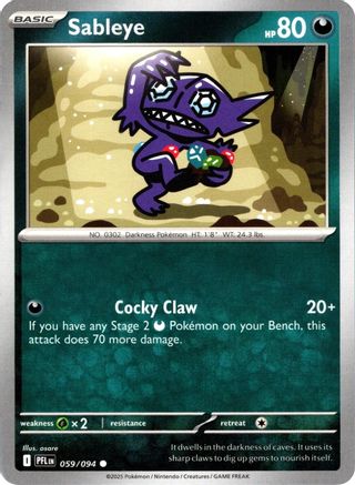 Sableye 059/094 - ME02 Phantasmal Flames Reverse Holofoil
