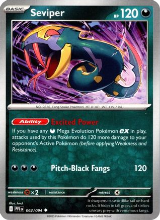 Seviper 062/094 - ME02 Phantasmal Flames