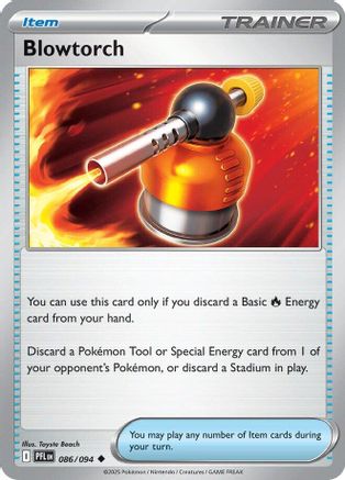 Blowtorch - 086/094 86 - ME02 Phantasmal Flames Reverse Holofoil