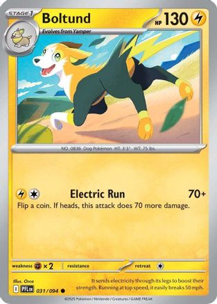 Boltund 031/094 - ME02 Phantasmal Flames Reverse Holofoil