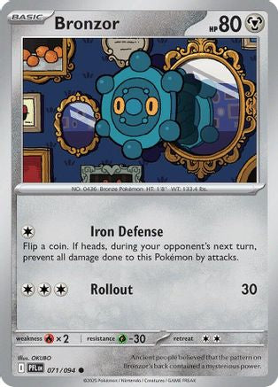 Bronzor 71 - ME02 Phantasmal Flames