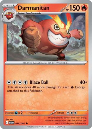 Darmanitan 016/094 - ME02 Phantasmal Flames