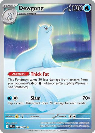 Dewgong - 097/094 - ME02 Phantasmal Flames Holofoil