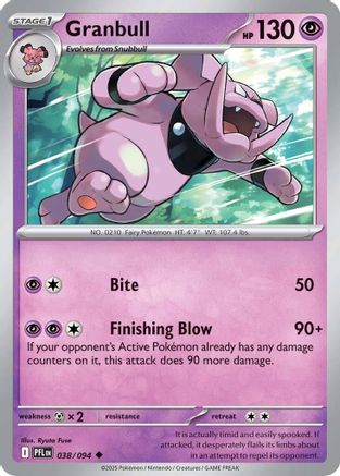 Granbull 038/094 - ME02 Phantasmal Flames