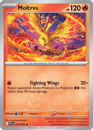 Moltres 014/094 - ME02 Phantasmal Flames Holofoil