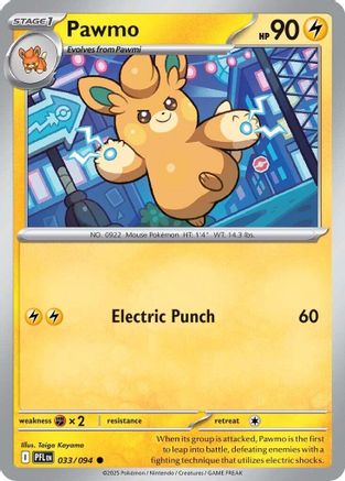 Pawmo 033/094 - ME02 Phantasmal Flames Reverse Holofoil