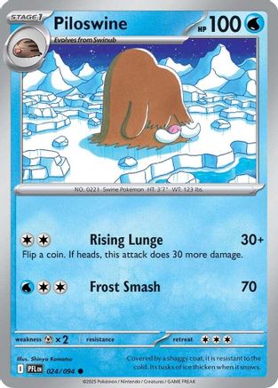 Piloswine 24 - ME02 Phantasmal Flames