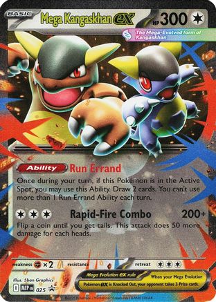 Mega Kangaskhan ex - 025 - ME Mega Evolution Promo Holofoil