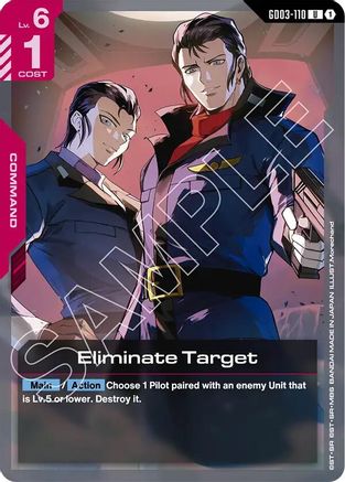 Eliminate Target (GD03-110) - Steel Requiem