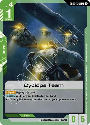 Cyclops Team (GD03-126) - Steel Requiem