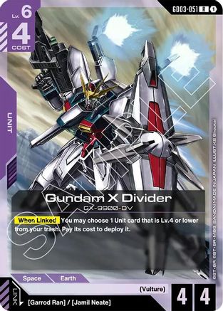 Gundam X Divider (GD03-051) - Steel Requiem Holofoil