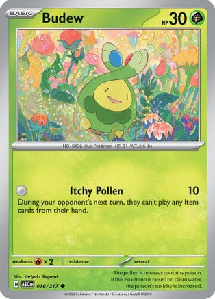 Budew - 016/217 16 - ME Ascended Heroes Reverse Holofoil