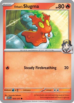 Ethan's Slugma 23 - ME Ascended Heroes Reverse Holofoil