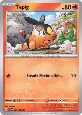 Tepig 29/217 - ME Ascended Heroes