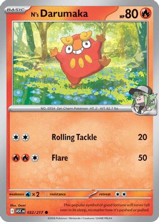 N's Darumaka 32 - ME Ascended Heroes