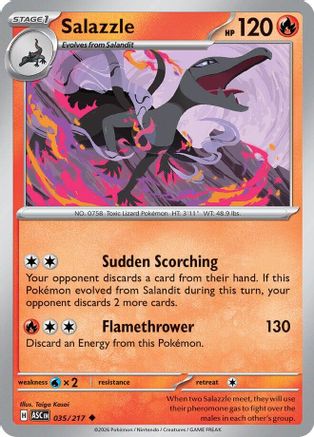 Salazzle - 035/217 35 - ME Ascended Heroes Reverse Holofoil