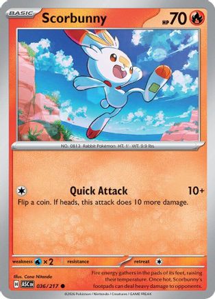 Scorbunny - 036/217 36 - ME Ascended Heroes