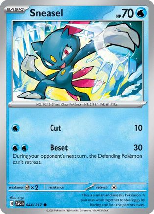 Sneasel 44 - ME Ascended Heroes