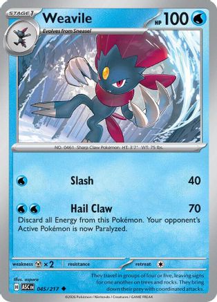 Weavile - 045/217 45 - ME Ascended Heroes