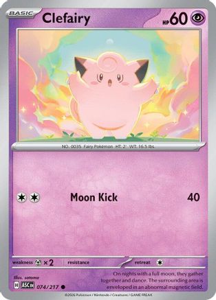 Clefairy 74 - ME Ascended Heroes Reverse Holofoil