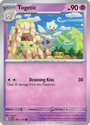Togetic 81 - ME Ascended Heroes Reverse Holofoil