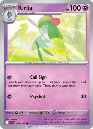 Kirlia 088/217 - ME Ascended Heroes