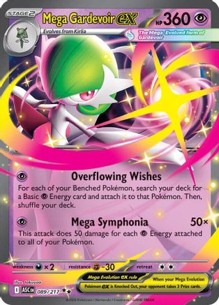 Mega Gardevoir ex 089/217 - ME Ascended Heroes Holofoil