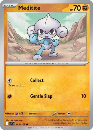 Meditite 103 - ME Ascended Heroes Reverse Holofoil