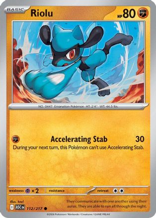 Riolu 112/217 - ME Ascended Heroes