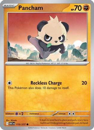Pancham 115/217 - ME Ascended Heroes